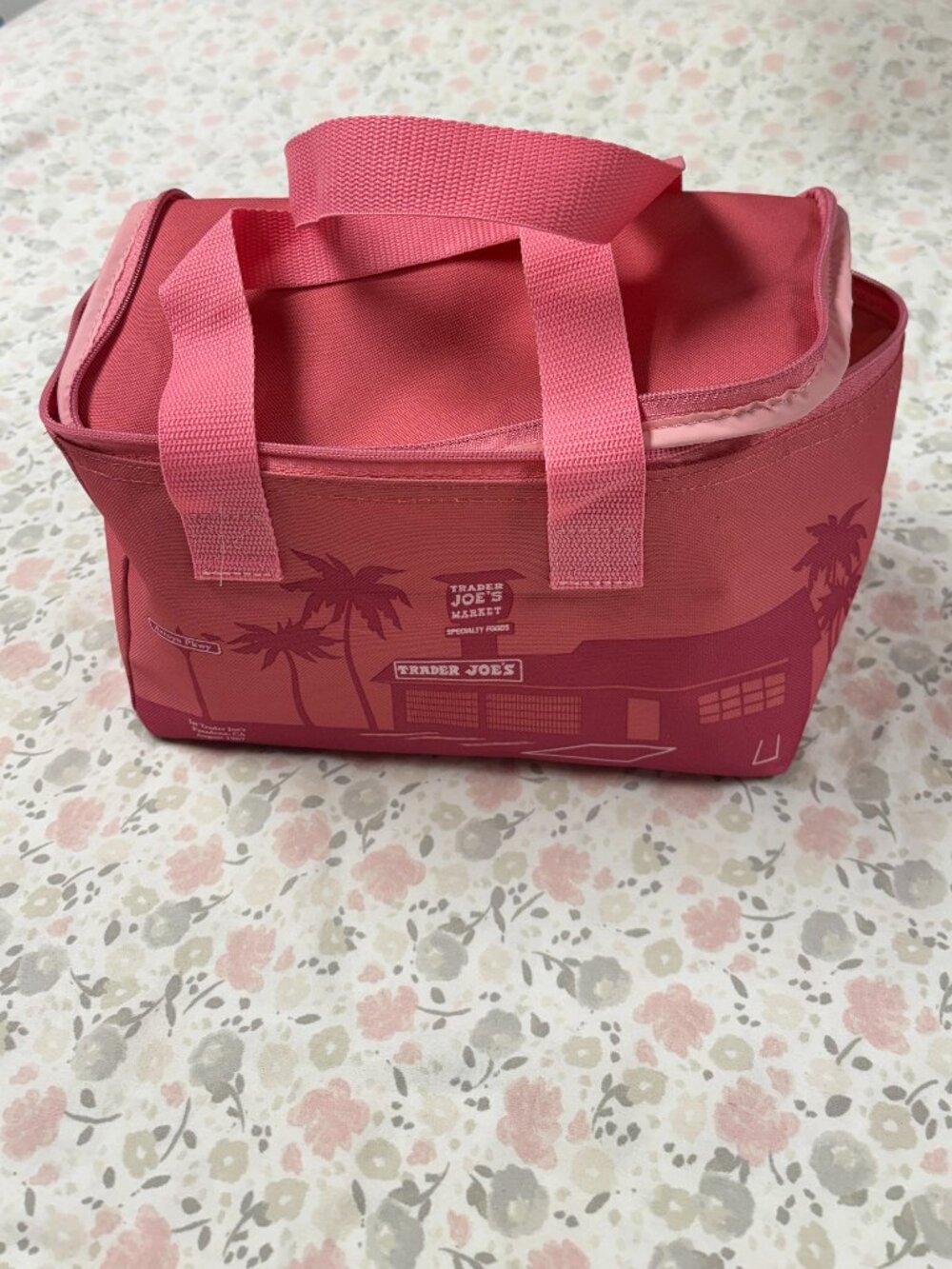Trader Joe's Small Cooler Bag - Lightly Used - Pink